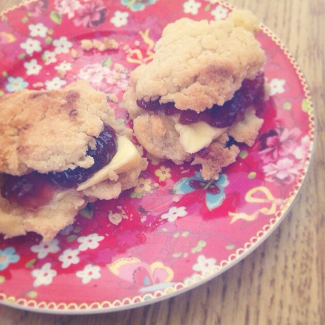 Gluten, dairy and egg free scones 