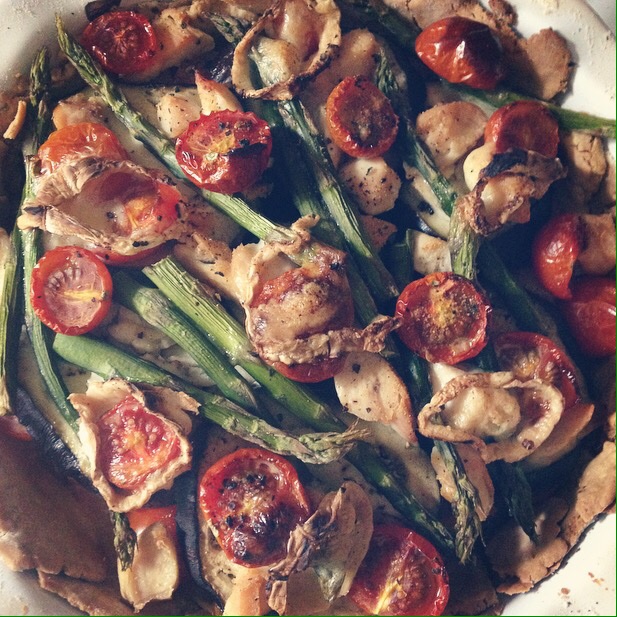 Chicken and vegetable pie